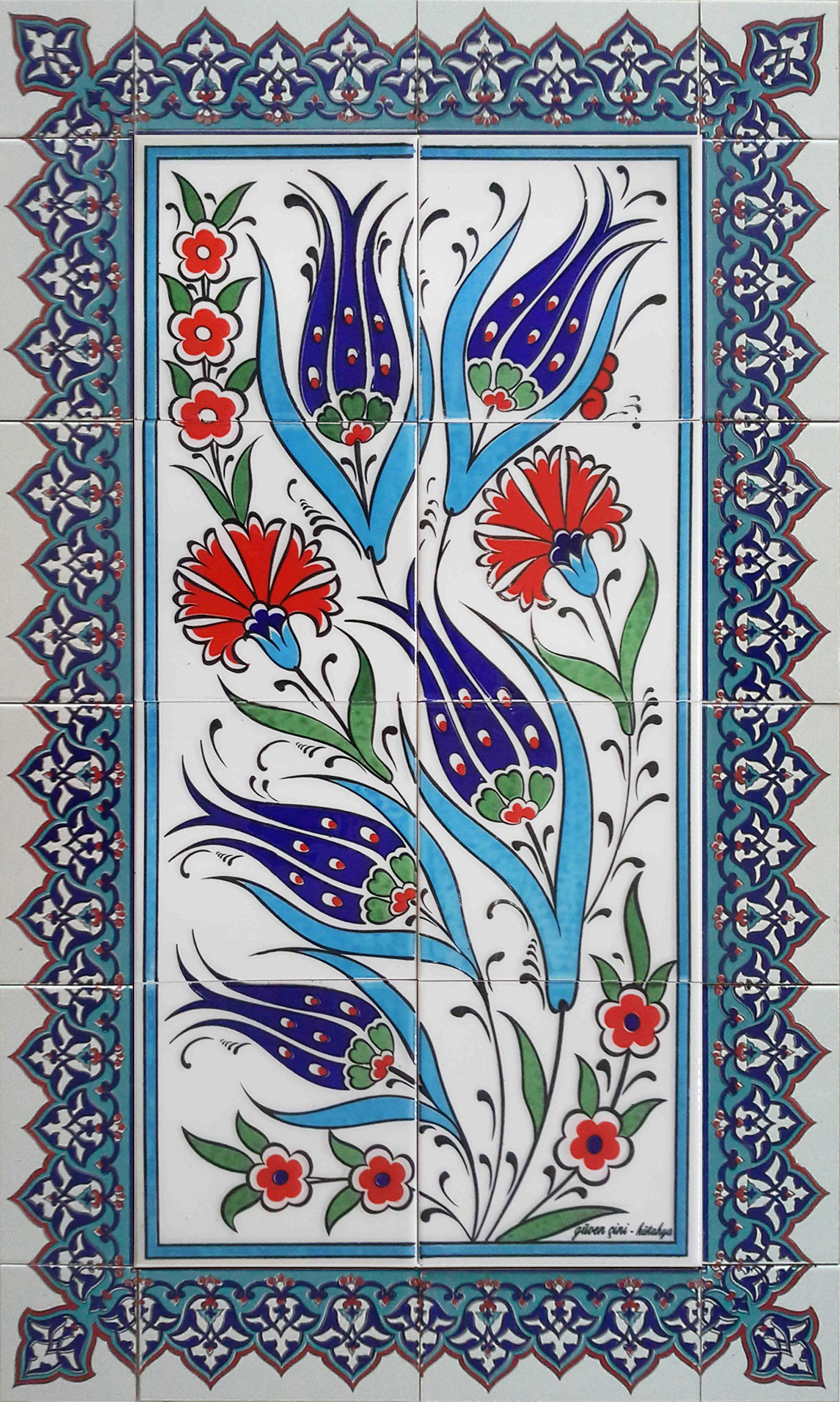 İznik Çini Panolar-Kütahya Çini